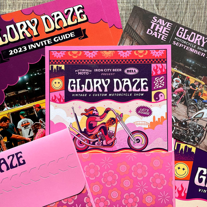 Glory Daze 2023 Branding