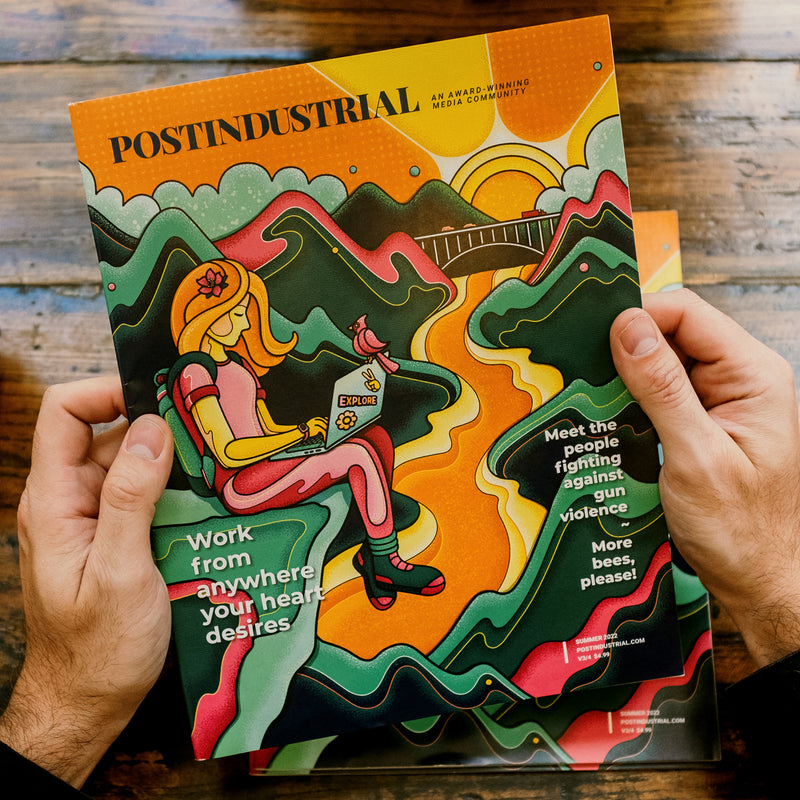 Postindustrial Magazine Cover
