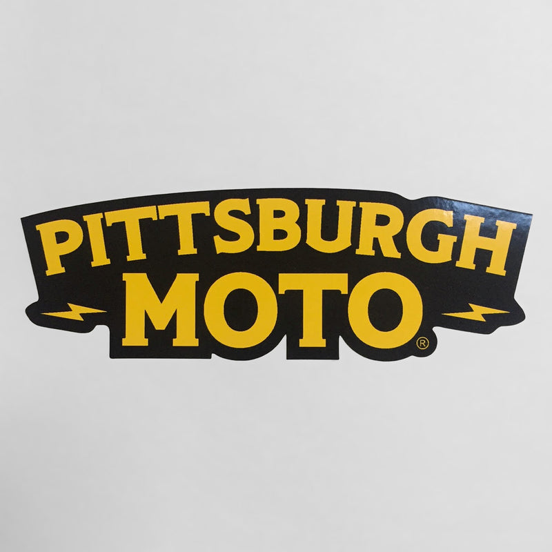 Pittsburgh Moto Cutout Sticker