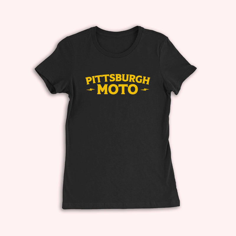 Pittsburgh Moto Women's Logo Tee