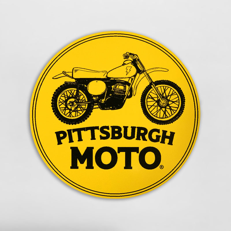 Pittsburgh Moto Vintage MX Sticker